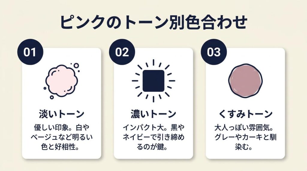 ファッションはトーン別で選ぶ