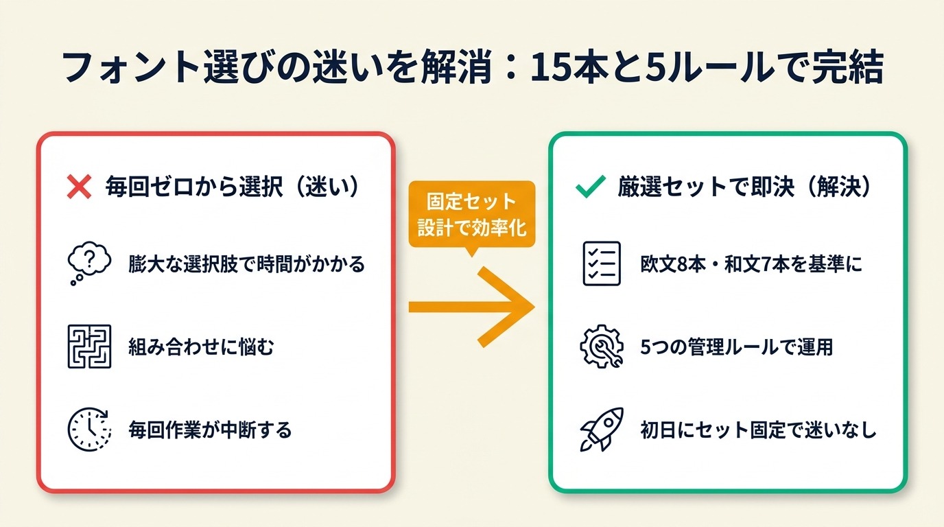 オシャレフォント厳選15選|無料・商用可で即使える | フリ転
