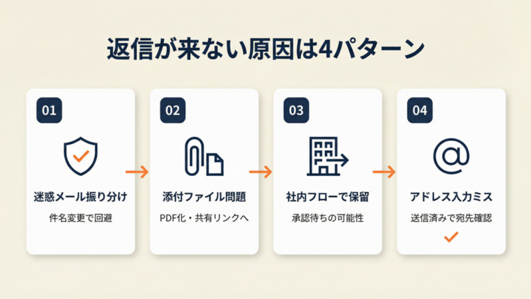 メール返信来ない時の再送は3営業日後が目安|5つの文面テクニック | フリ転
