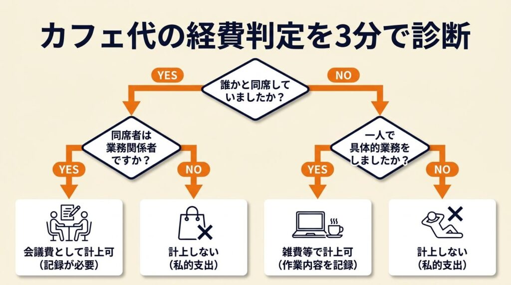 カフェ代の経費判定を3分で診断