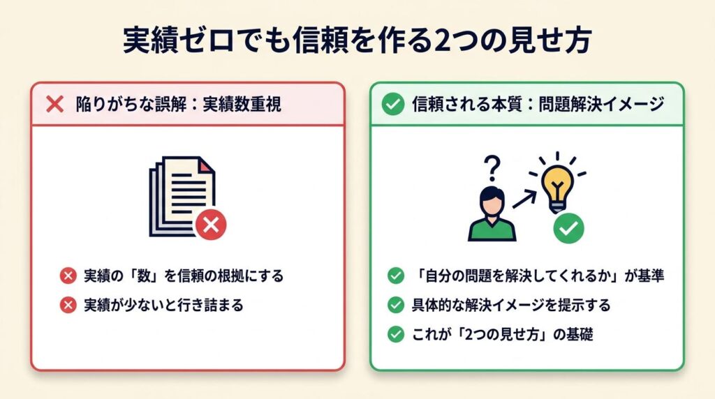 フリーランスブログは実績ゼロでも2つの見せ方で信頼を作る