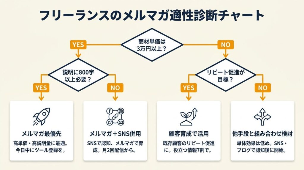フリーランスのメルマガ適性を5分で診断