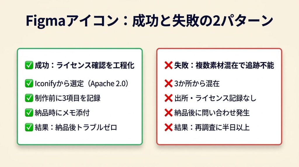 Figmaアイコンは2パターンで失敗を予防