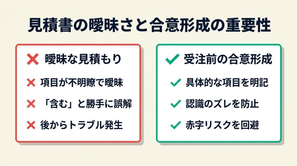 チラシ見積書は8項目で赤字を防ぐ