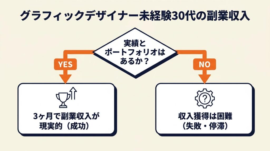 グラフィックデザイナー未経験30代は3ヶ月で副業収入が現実的
