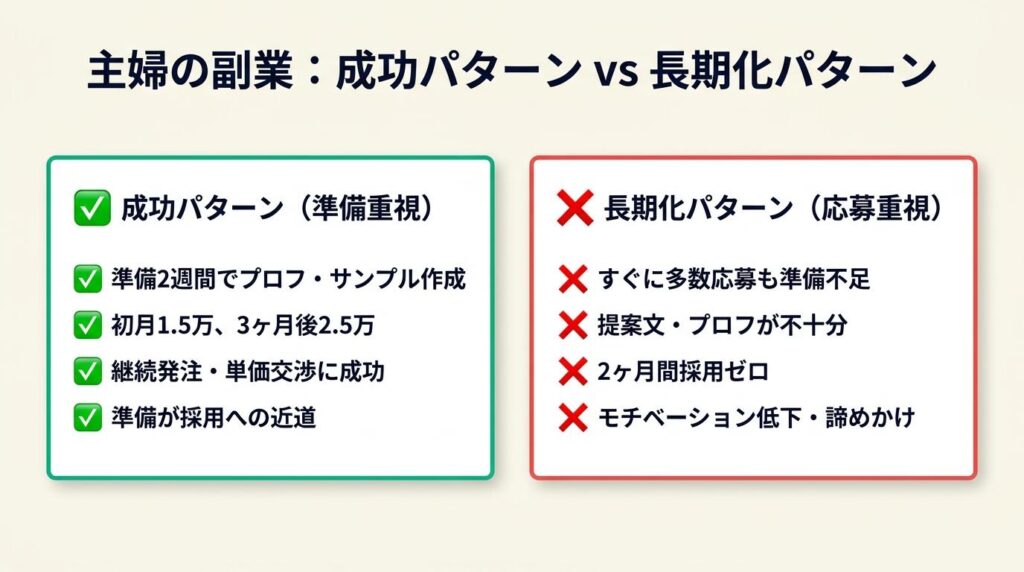 主婦の副業は2パターンの実例で学ぶ