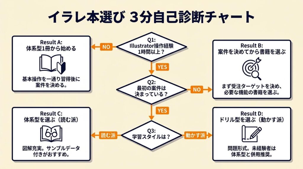 イラレ本は自己診断で3分で選ぶ