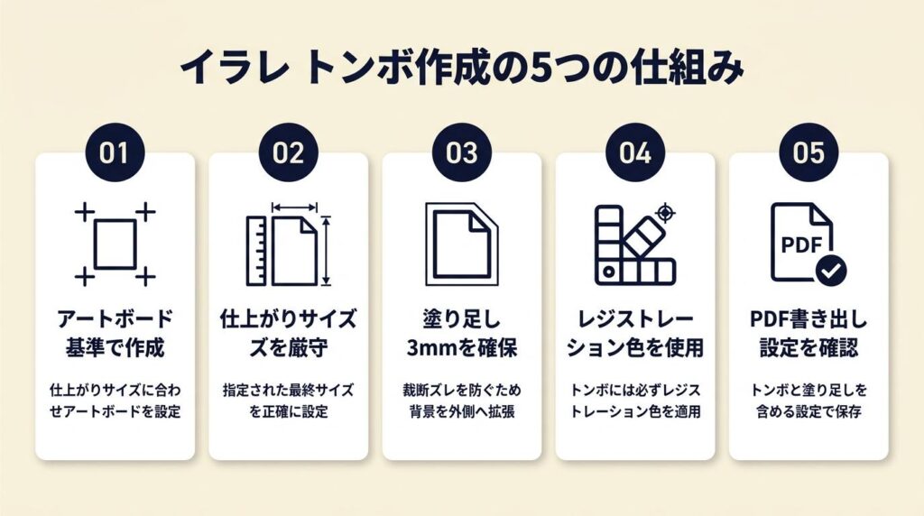 イラレ トンボは5つの仕組みで解決