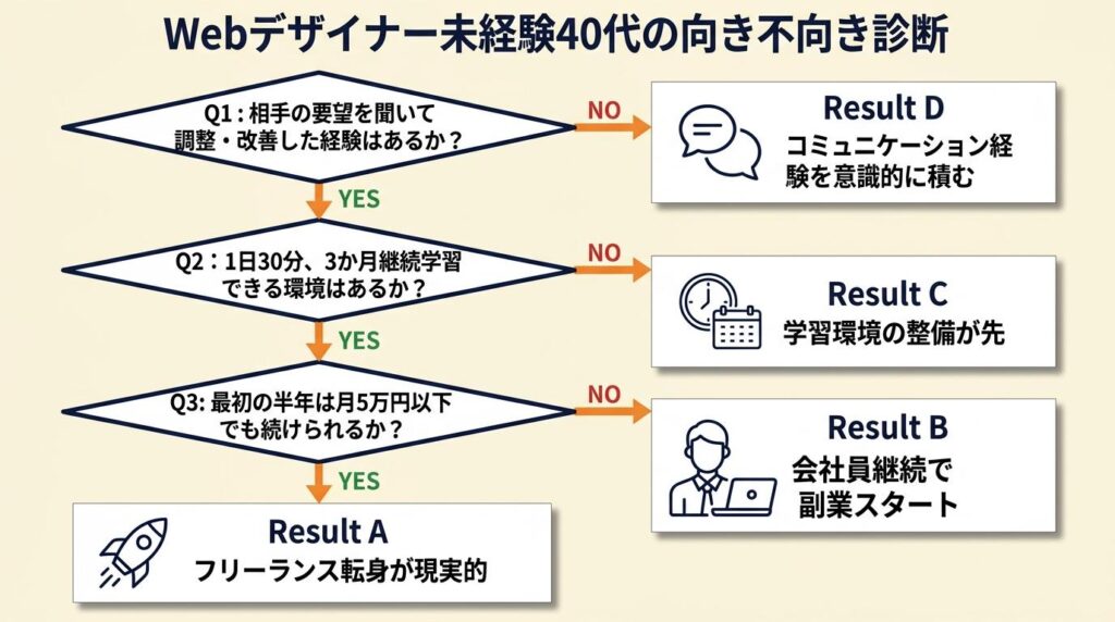 Webデザイナー未経験40代の向き不向きを5分で診断