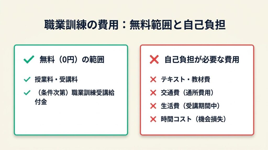職業訓練の費用は0円から可能|条件次第で給付金も出る