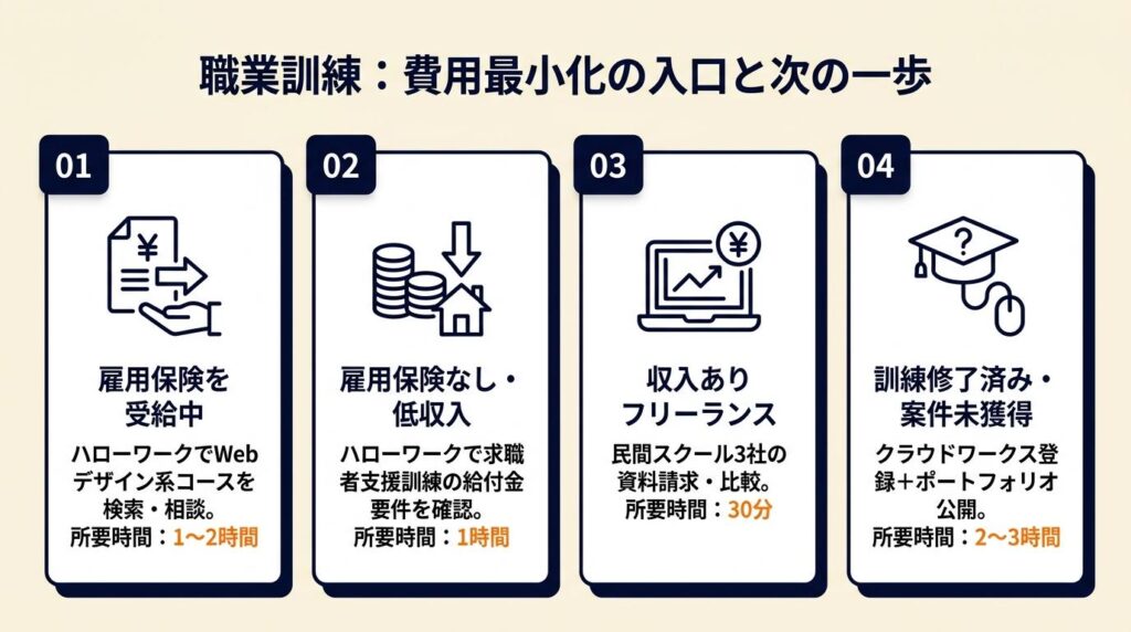 職業訓練を費用最小化の入口として使う