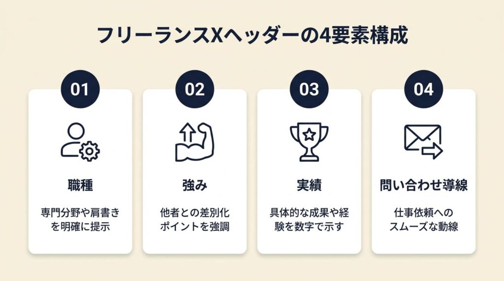 フリーランスは4要素で構成