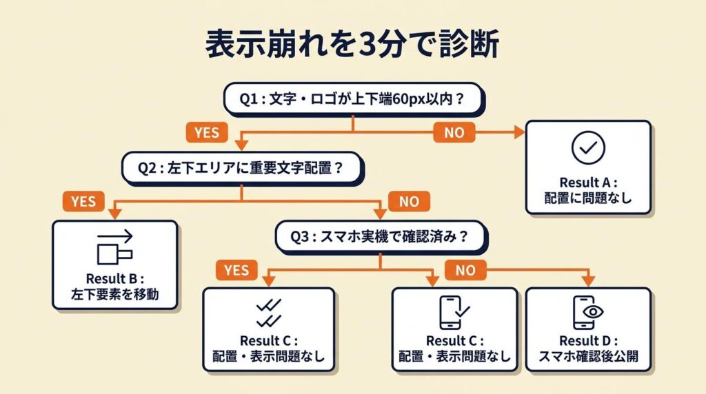 表示崩れを3分で診断
