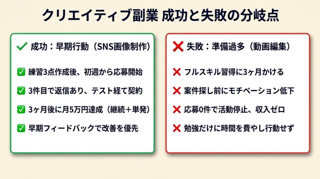 クリエイティブ副業在宅で実際に稼いだ2つの事例