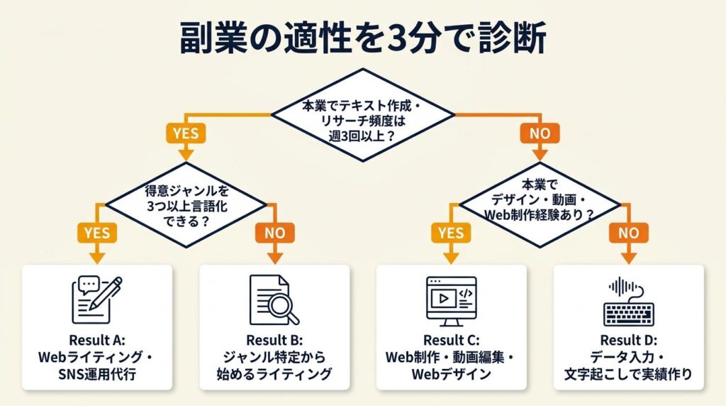 副業の適性を3分で診断