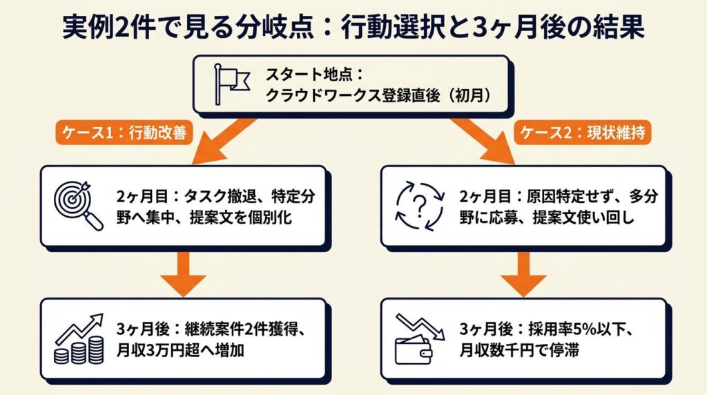 実例2件で見る分岐点
