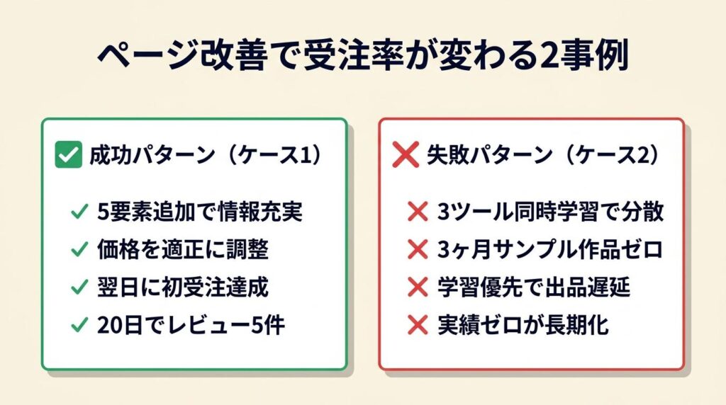 ケース別:ページ改善で受注率が変わる2事例