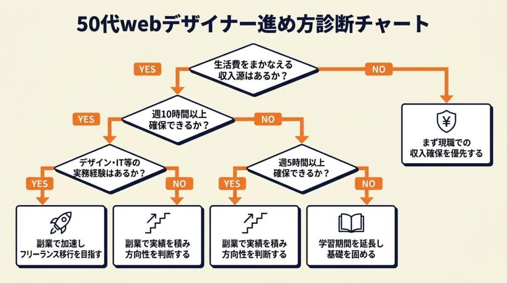 50代webデザイナーの進め方を3分で診断