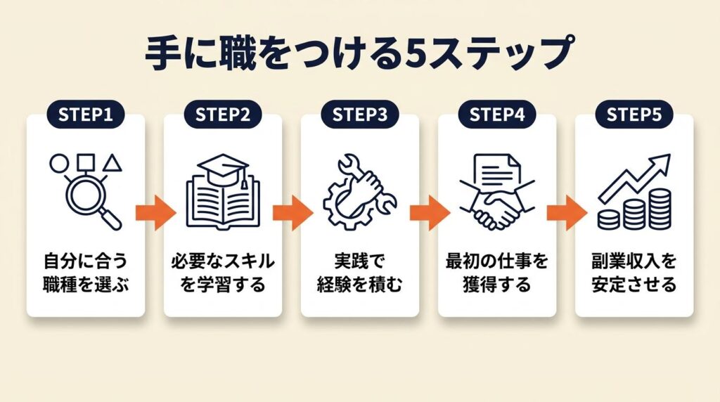 手に職をつける5ステップ