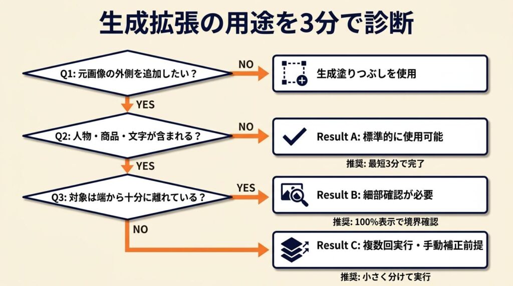 生成拡張の用途を3分で診断