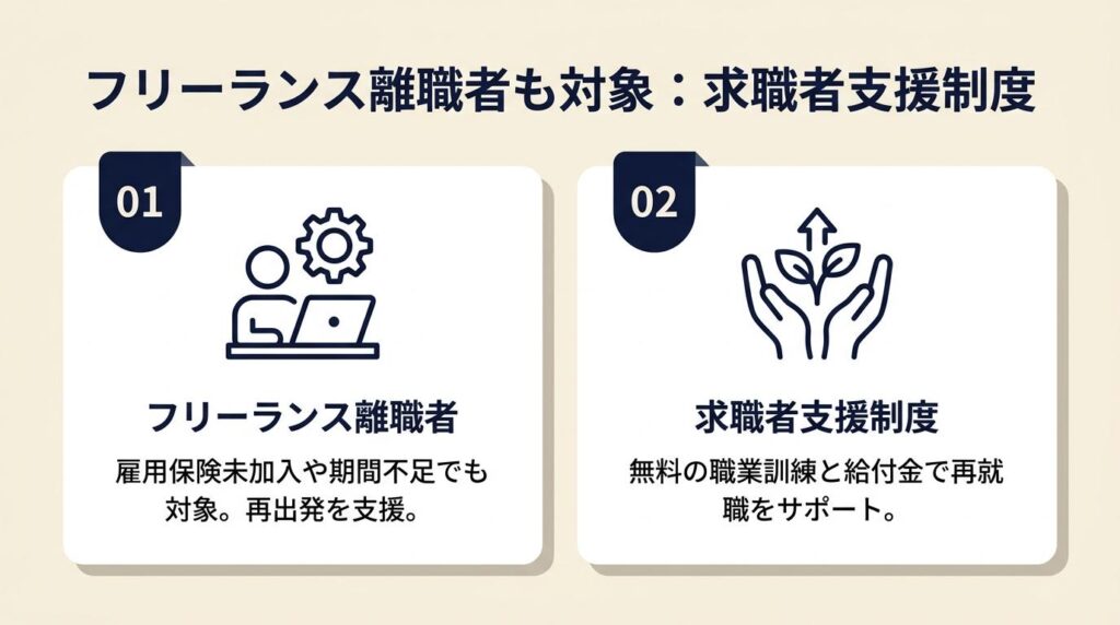 求職者支援制度はフリーランス離職者も対象