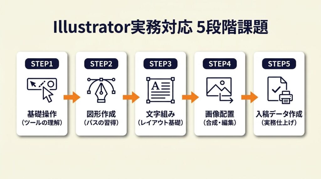 Illustratorは5つの課題で実務対応