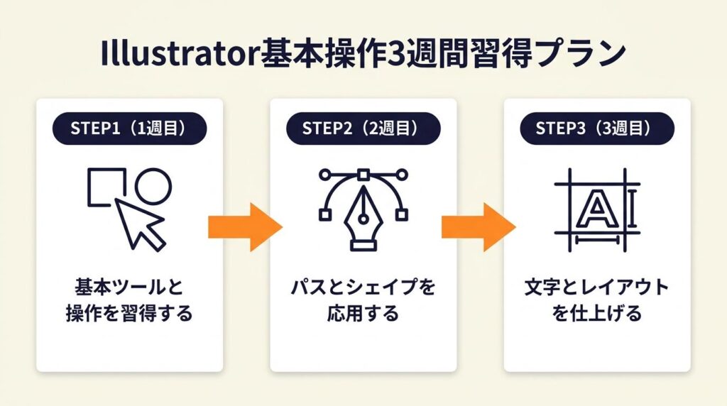 Illustrator基本操作は3週間で固める