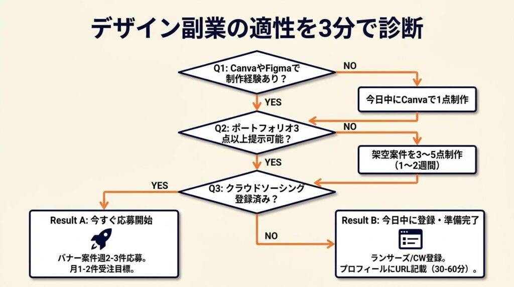 デザイン副業の適性を3分で診断