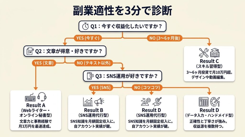 副業適性を3分で診断
