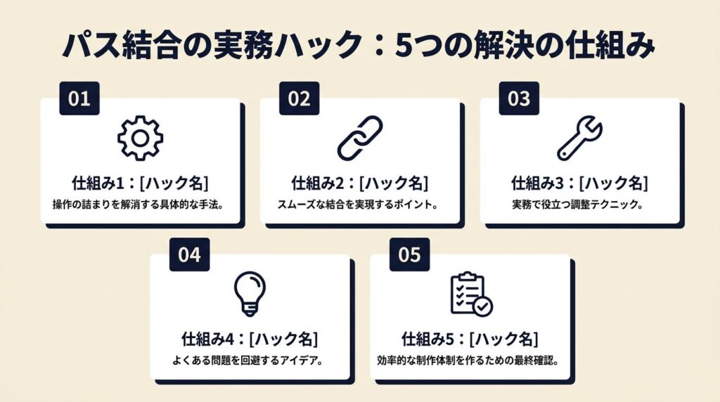 パス結合の実務ハックは5つの仕組みで解決