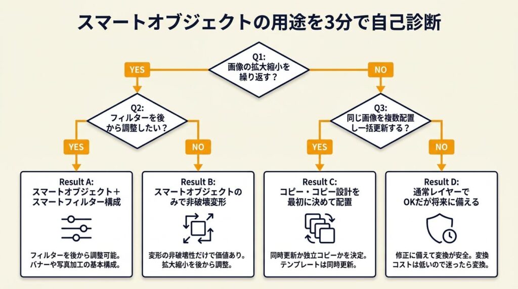 スマートオブジェクトの用途を3分で自己診断