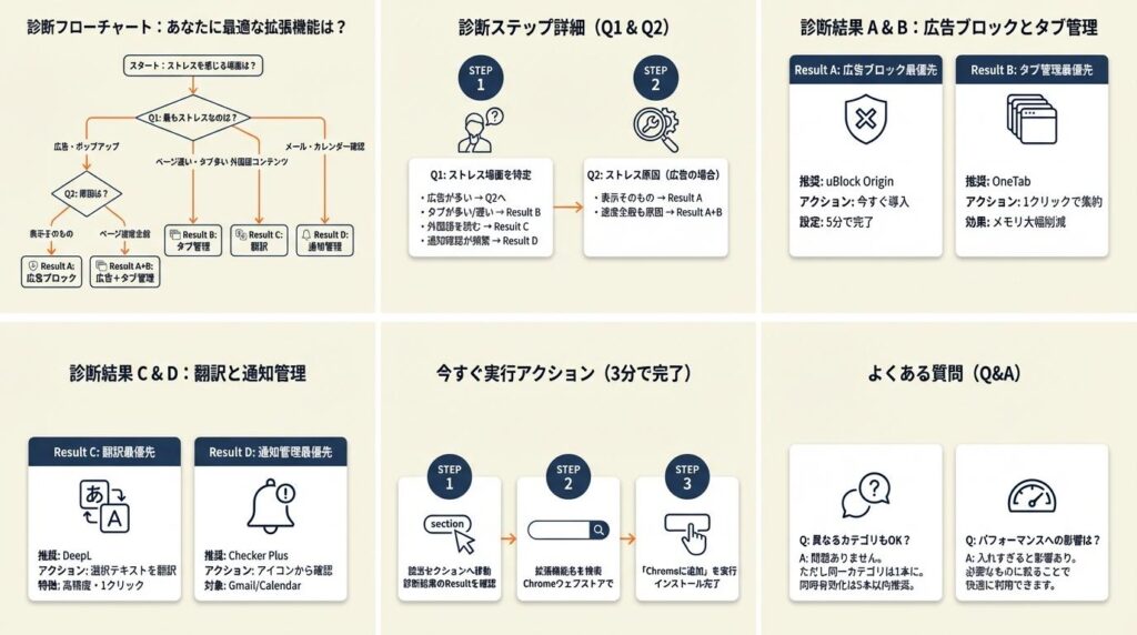自分に合う拡張機能を3分で診断