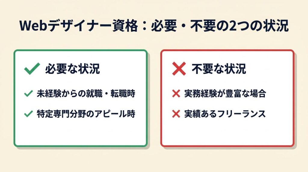 webデザイナーに資格が必要な理由は2つだけ